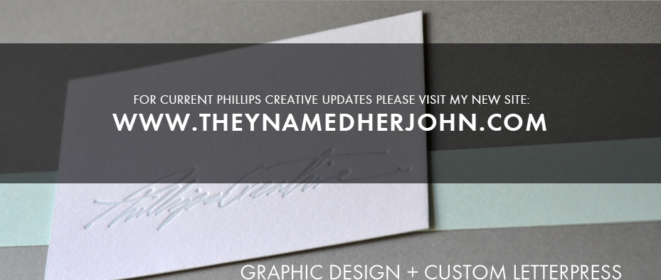 graphic design and custom letterpress